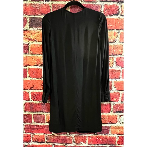 MADEWELL Heather Long-Sleeve Button-Front Mini Dress Size XXS - Picture 6 of 9